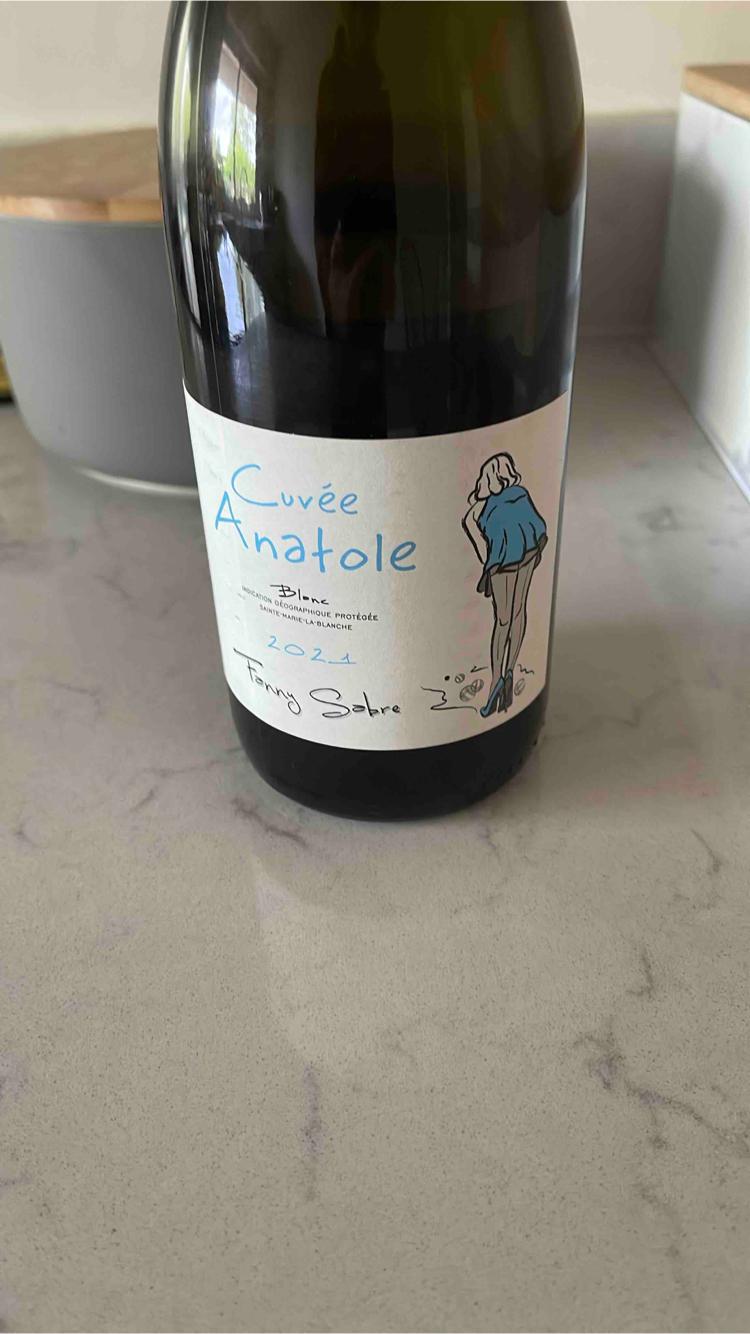 "Cuvée Anatole" - IGP Ste Marie-la-Blanche - Fanny Sabre - fanny-sabre -2021