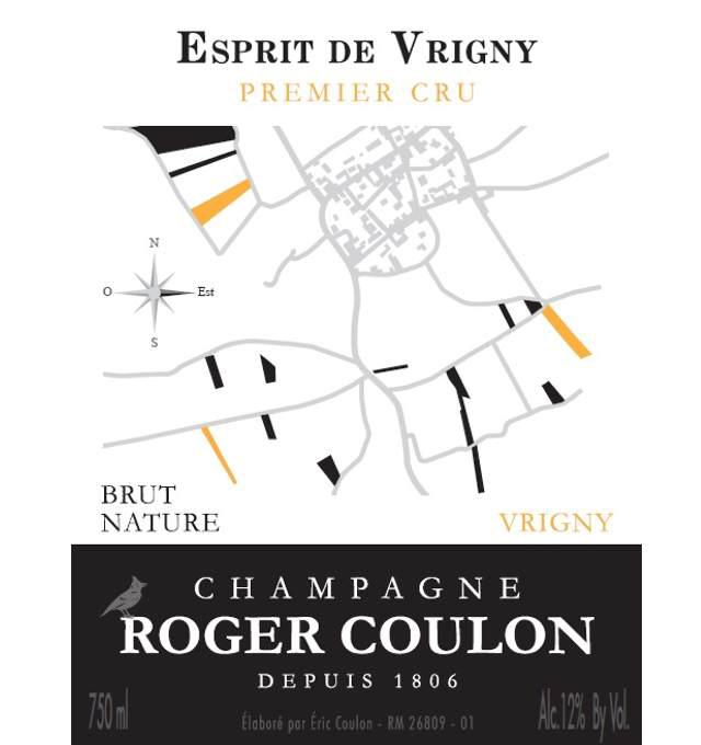 Esprit de Vrigny - Brut Nature - Champagne Roger Coulon - famille-coulon 