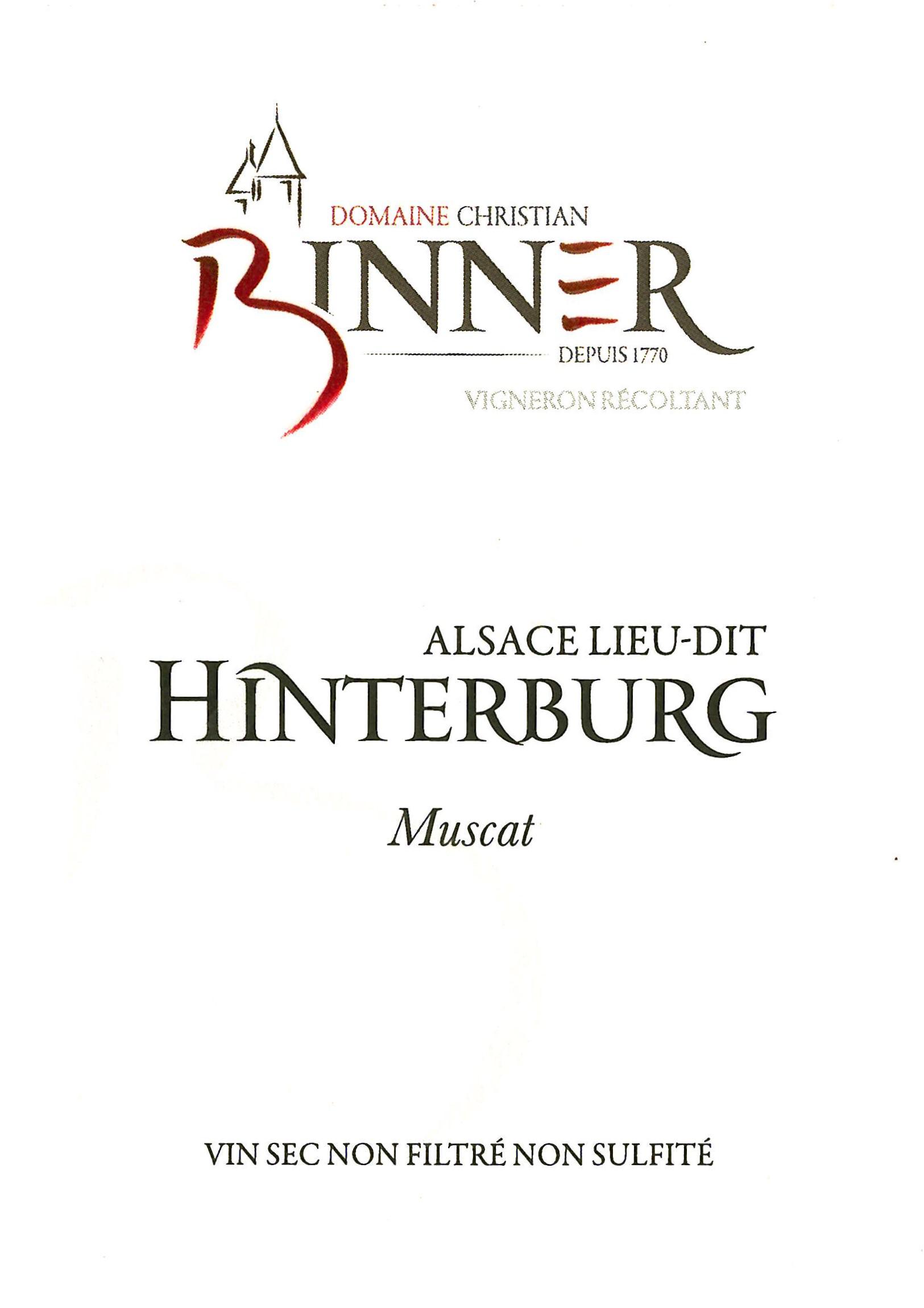 Hinterburg Muscat - Domaine Christian Binner - christian-binner-et-son-equipe -2016