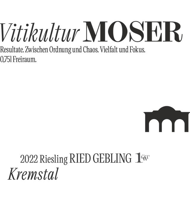 Riesling Ried Gebling - Vitikultur MOSER - familie-moser 